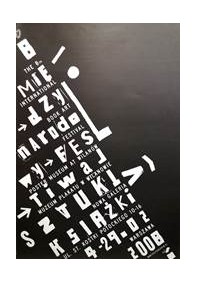 8 międzyn. Festiwal sztuki książki (czarny)