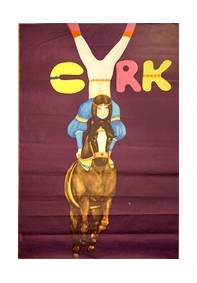 Cyrk, akrobatka na koniu