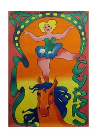 Cyrk, kobieta na koniu