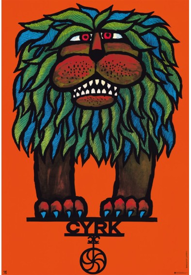 Cyrk, lew liściasty REPRINT