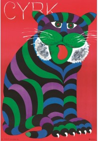 Cyrk, tygrys - Kot reprint