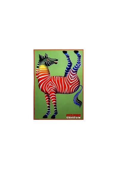 Cyrk, zebra reprint 2017 sz. 10., stos 235