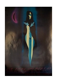 Die Frau im Plakat