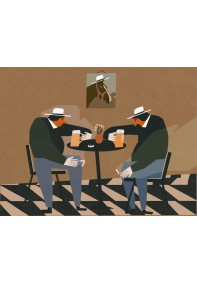 Dwóch na piwie i koń