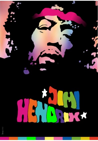 Jimi Hendrix bandamka Giganci Gitary