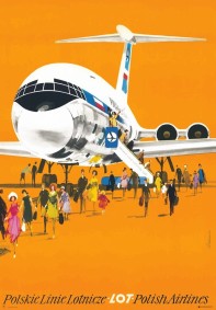 LOT Polish Airlines samolot REPRINT