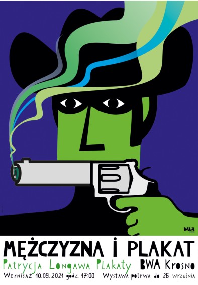 Mężczyzna i plakat