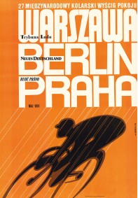 Międzynar. Kolarski wyścig pokoju (pomarańcz) REPRINT