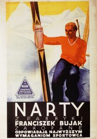 Narty z fabryki Franciszek Bujak Zakopane REPRINT