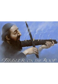 Skrzypek na dachu (poziomy) sygnowany