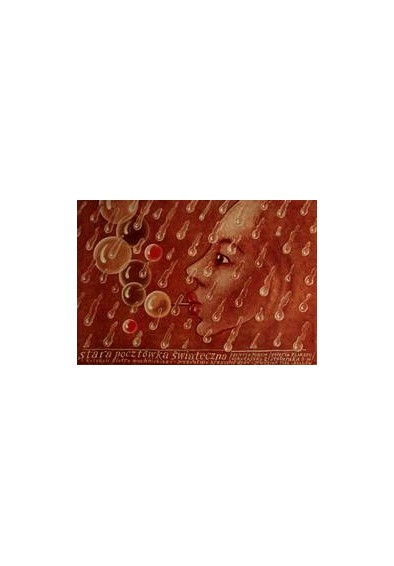 Stara pocztówka świąteczna z kolekcji P.Muchnickiego