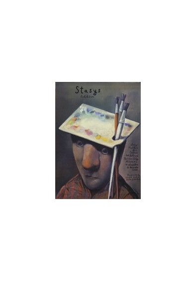 Stasys Exhibition Paleta z pędzlami