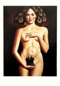 Trzej Muszkieterowie (Kobieta paw)