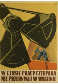 W czasie pracy czerpaka