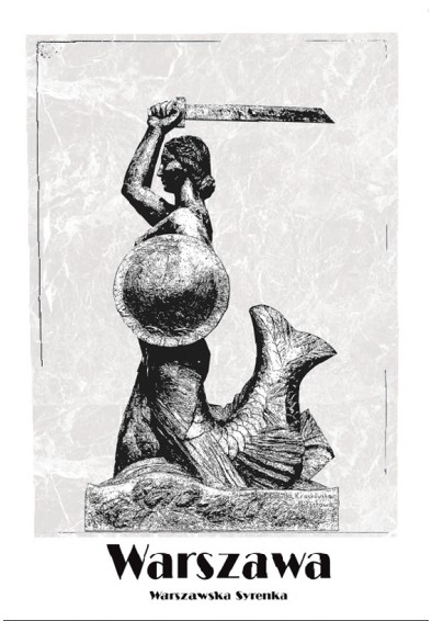 West Pomerania 50x70 warszawska syrenka pomnik